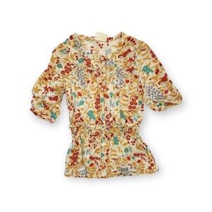 Crazy 8 Fall Floral Boho Top